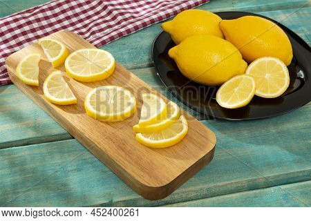 Ripe And Fresh Fruit, Yellow Lemon - Citrus Meyeri