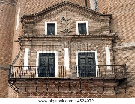 Balcone della Chiesa di Alaejos