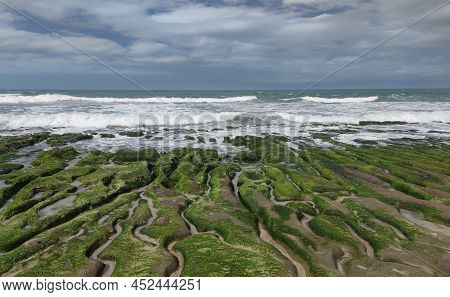 Laomei Green Stone Trough Is Located In Shimen District On The North Coast, Every April And May, Bec