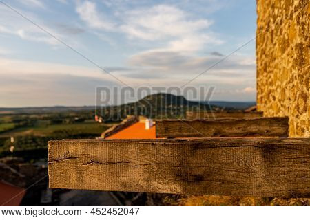 Castle Szigliget, In Szigliget, Hungary. Ruins Of The Medieval Hungarian Fortress From 13Th Century.
