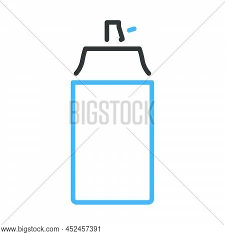 Paint Spray Icon. Editable Bold Outline With Color Fill Design. Vector Illustration.