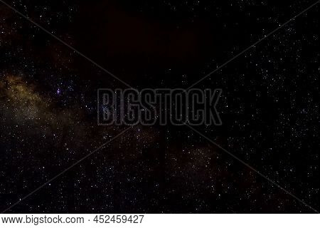 Stars And Galaxy Outer Space Sky Night Universe Black Starry Background Of Shiny Starfield