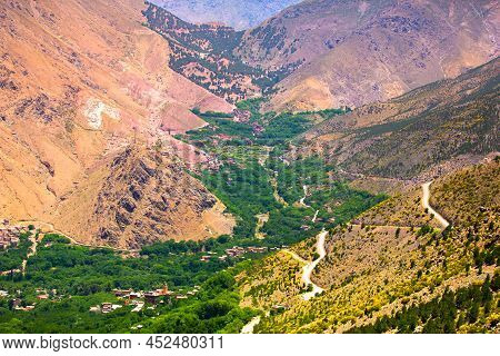 The Beautiful Valley Of Imlil Between The Atlas Mountains In Morocco