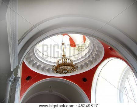 arches of top of architectural ensemble