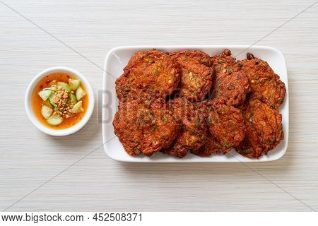 Fried Fish Paste Balls Or Deep Fried Fish Cake