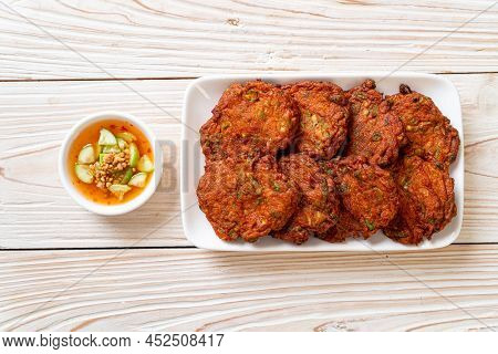Fried Fish Paste Balls Or Deep Fried Fish Cake