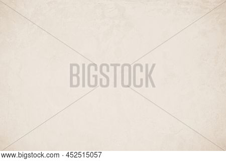 Old Concrete Wall Texture Background. Close Up Retro Plain Beige Color Cement Material Surface Rough