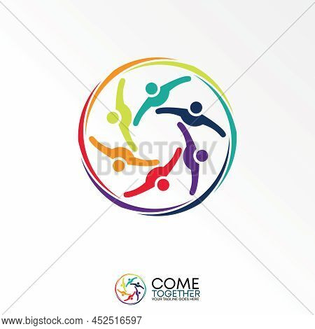 Body Or Human With Hands In Cutting Circle Around Image Graphic Icon Logo Design Abstract Concept Ve