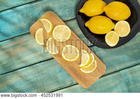 Ripe And Fresh Fruit, Yellow Lemon - Citrus Meyeri