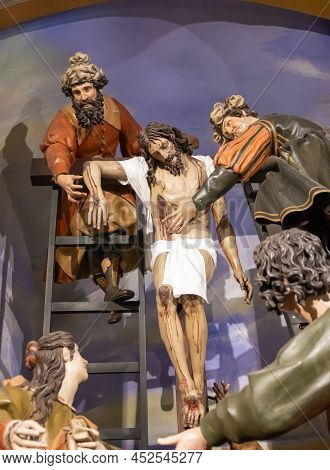 Holy Week In Valladolid, Spain. The Descent Of Gregorio Fernandez 1623 - 1625