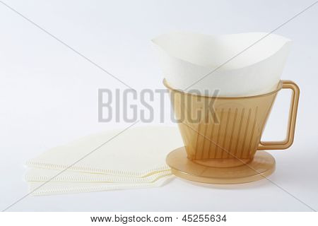 Three Holes Type Coffee Dripper With Paper Filter