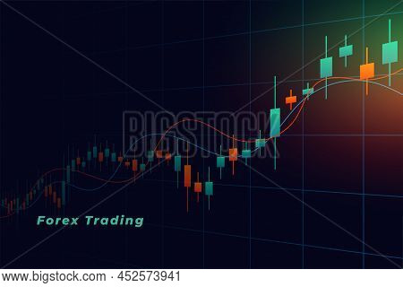 Fored Trading Mutual Funds Or Stock Market Background