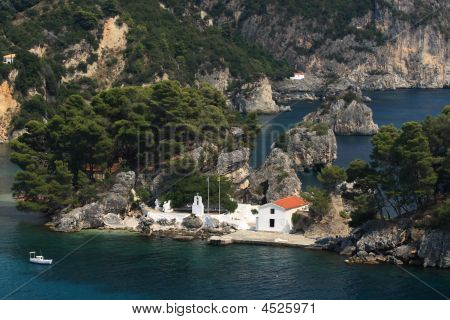 Isola di Panagias In Parga Grecia