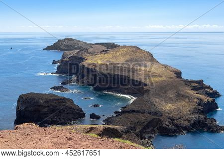 Madeira, Portugal - August 28, 2021: This Is The View From The Tip Of Cape San Lorenzo On The Cevada