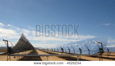 Solar elektriske genererer systemet rækker