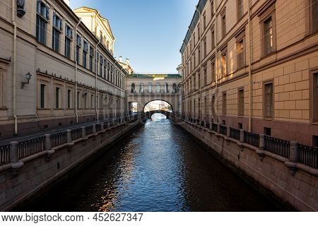 St. Petersburg, Russia. City View With Famous Landmarks