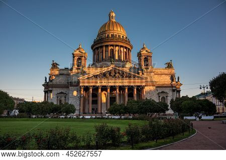 St. Petersburg, Russia. City View With Famous Landmarks