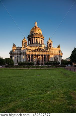 St. Petersburg, Russia. City View With Famous Landmarks