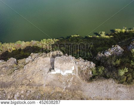 Amazing Aerial View Of Pchelina Reservoir, Pernik Region, Bulgaria