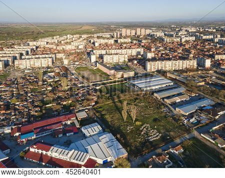 Aerial View Of Stolipinovo Neighborhood In Plovdiv, Bulgaria