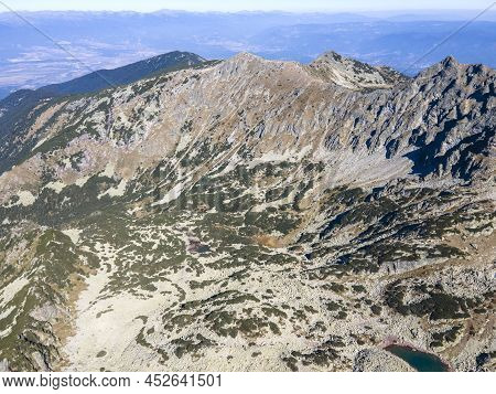 Aerial View Of Pirin Mountain Near Polezhan Peak, Bulgaria