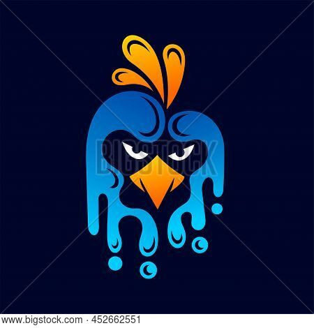 Bird Logo With Water Concept, Bird Logo