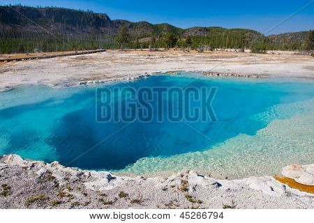 แซฟไฟร์สระในอุทธยานแห่งชาติ