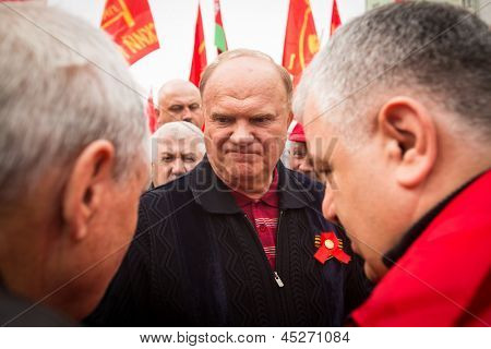 Mosca - 1 maggio: Gennady Zyuganov (è un politico russo, primo segretario del partito comunista di