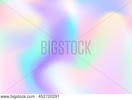 Iridescent Background. Holographic Texture. Abstract Texture. Pu