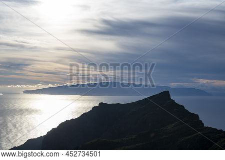 Mountains Range In Rural De Teno Park Near Isolated Village Masca On Tenerife And La Gomera Island O