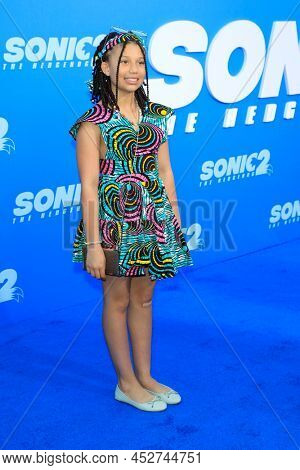 LOS ANGELES - APR 5:  Melody Niemann at the Sonic The Hedgehog 2 LA Premiere at Village Theater on April 5, 2022  in Westwood, CA