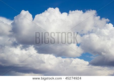 Cloudscape 많은 구름과