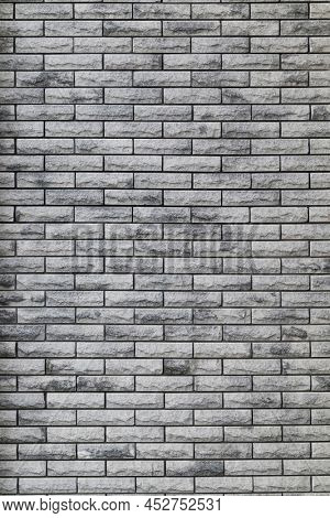 The patternt  from the brick wall gray color