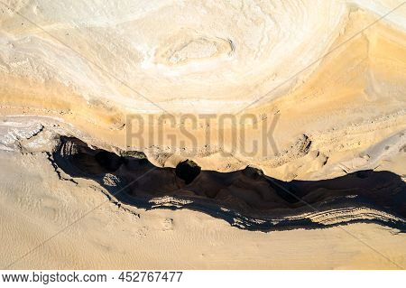 Top View Of The Canyon Of The Lost Or Canyon Del Zapa In Ica, Peru
