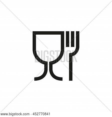 Icon Of Harmless Material. Simple Flat Vector Illustration On A White Background.