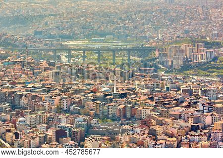 Urban Landscape Of European Side Of Istanbul.