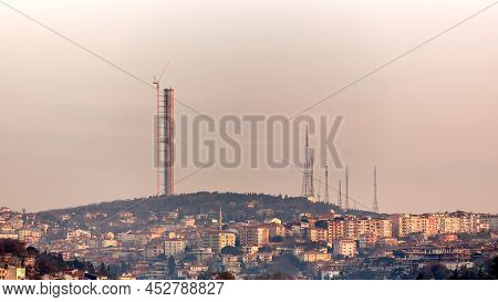 Uskudar Coast Istanbul. Asian Coast Of Istanbul