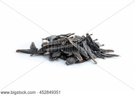 Dahlia  Pinnata Seeds Isolated On White Background