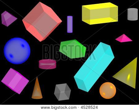 Geometrik arka plan siyah