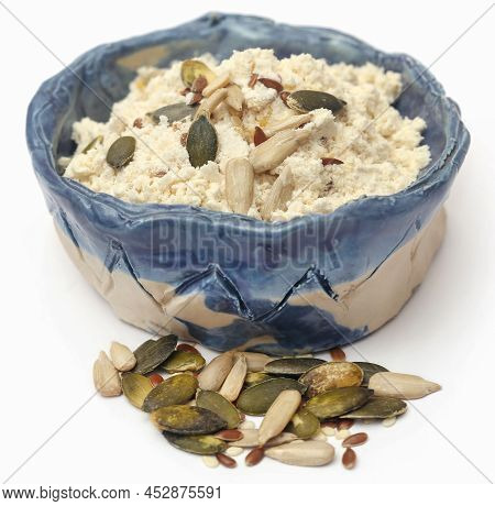 Special Flour For Made Rye Bread With Diffrent Seeds