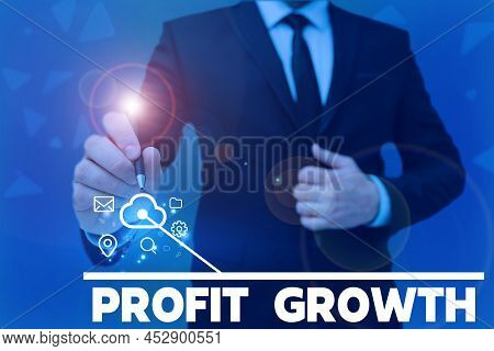 Inspiration Showing Sign Profit Growth. Business Overview Objectives Interrelation Of Overall Sales 