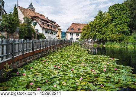Small Town Lengmoos In Dolomites, South Tyrol, Italy