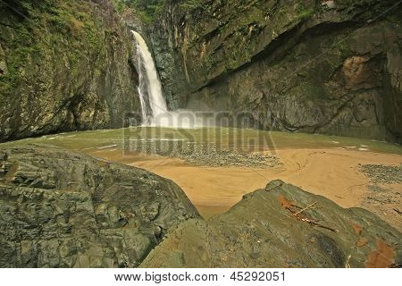 Salto Jimenoa Uno vandfald, Jarabacoa, Dominikanske Republik