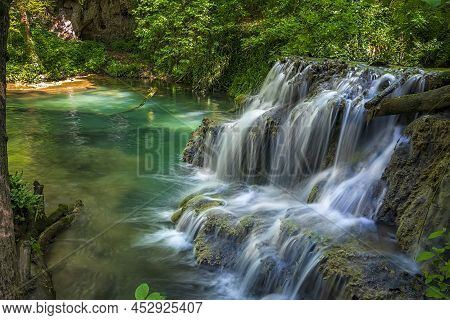 Cascade Waterfalls. Krushuna Falls In Bulgaria Near The Village Of Krushuna, Letnitsa.
