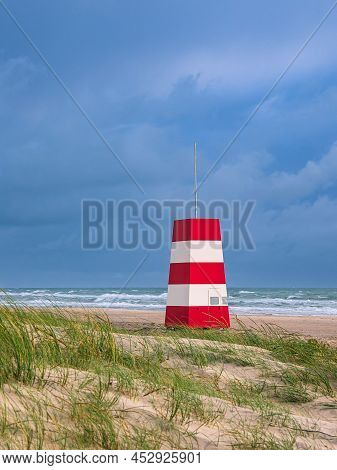 Dune And Beach Near Hirtshals In Denmark.