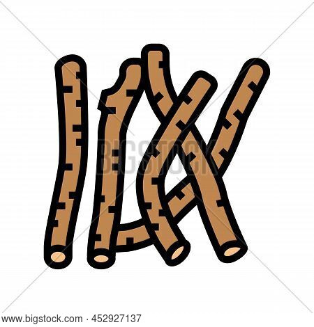 Licorice Plant Color Icon Vector. Licorice Plant Sign. Isolated Symbol Illustration
