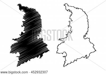 Syros Island (hellenic Republic, Greece) Map Vector Illustration, Scribble Sketch Siros Or Syra Map