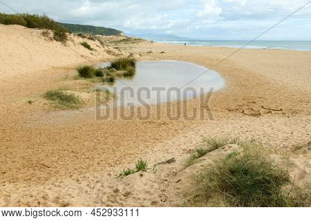 The Beach Of Los Canos De Meca In Spain