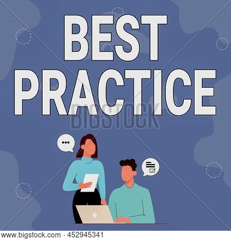 Inspiration Showing Sign Best Practice. Business Idea Method Systematic Touchstone Guidelines Framew