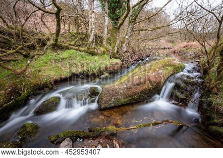 Robbers Bridge In Exmoor National Park
